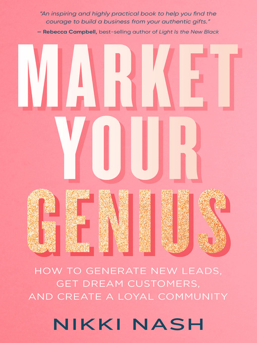 Title details for Market Your Genius by Nikki Nash - Wait list